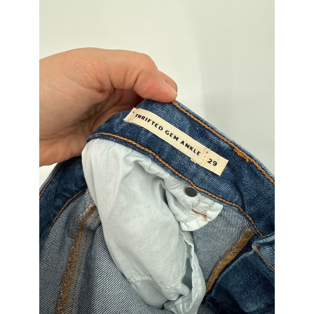 Emerson Fry Twin Doves Thrifter Gem Ankle Jeans Blue Denim NWT 29 - Picture 8 of 9